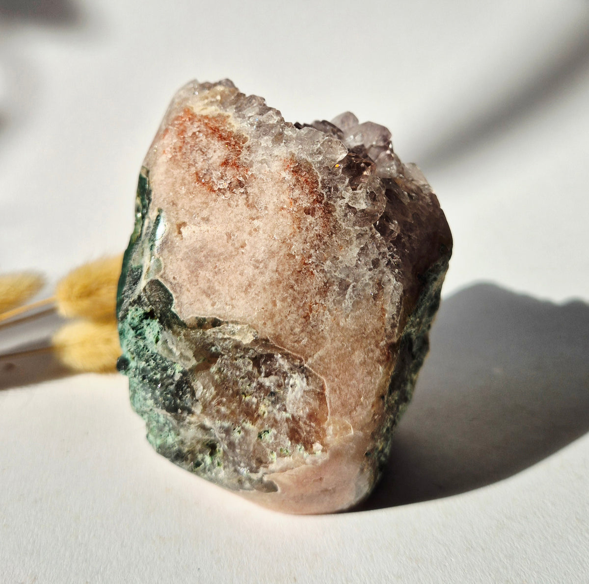 Roze Amethist Druzy Freeform 541gram – Natuurlijke Pink Amethyst uit Brazilië