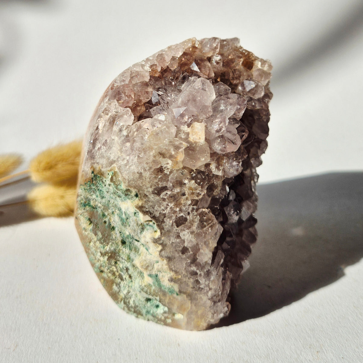 Roze Amethist Druzy Freeform 541gram – Natuurlijke Pink Amethyst uit Brazilië