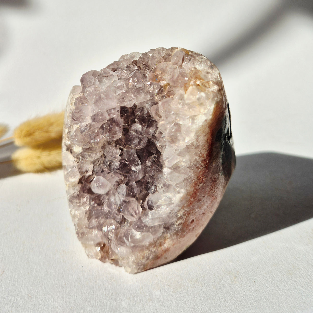 Roze Amethist Druzy Freeform 541gram – Natuurlijke Pink Amethyst uit Brazilië