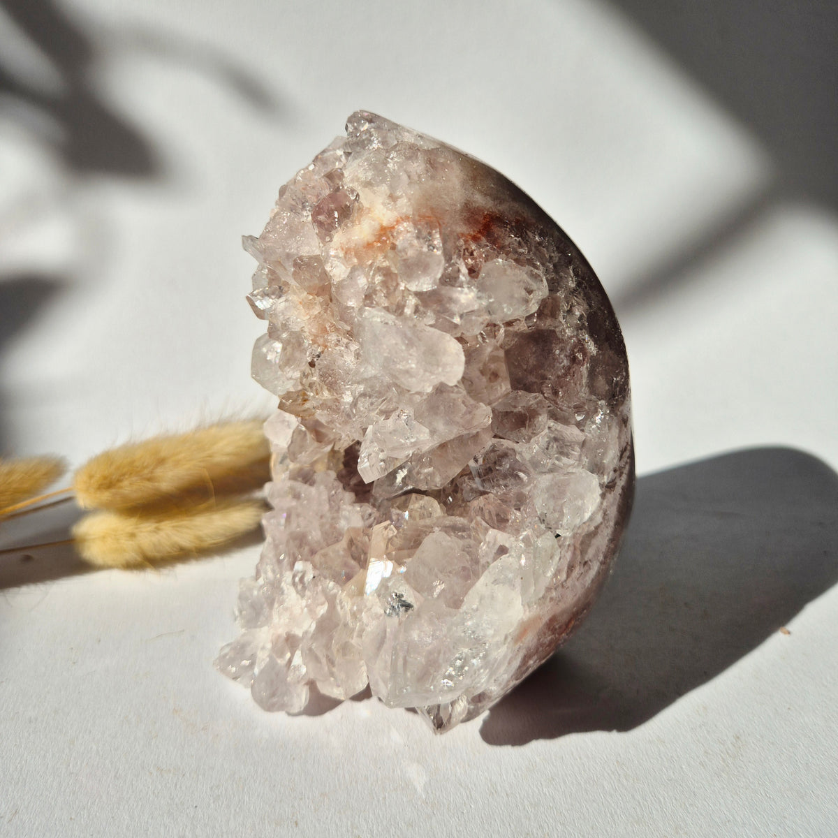 Roze Amethist Druzy Freeform 780gram – Natuurlijke Pink Amethyst uit Brazilië