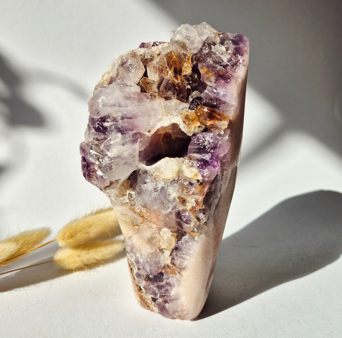 Roze Amethist Druzy Freeform 1118gram – AA+ Natuurlijke Pink Amethyst uit Brazilië