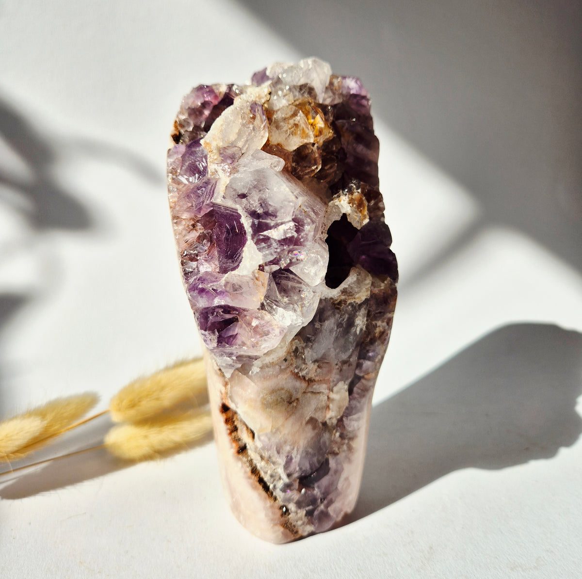 Roze Amethist Druzy Freeform 1118gram – AA+ Natuurlijke Pink Amethyst uit Brazilië