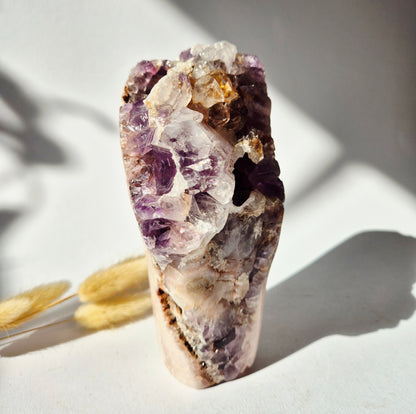 Roze Amethist Druzy Freeform 1118gram – AA+ Natuurlijke Pink Amethyst uit Brazilië