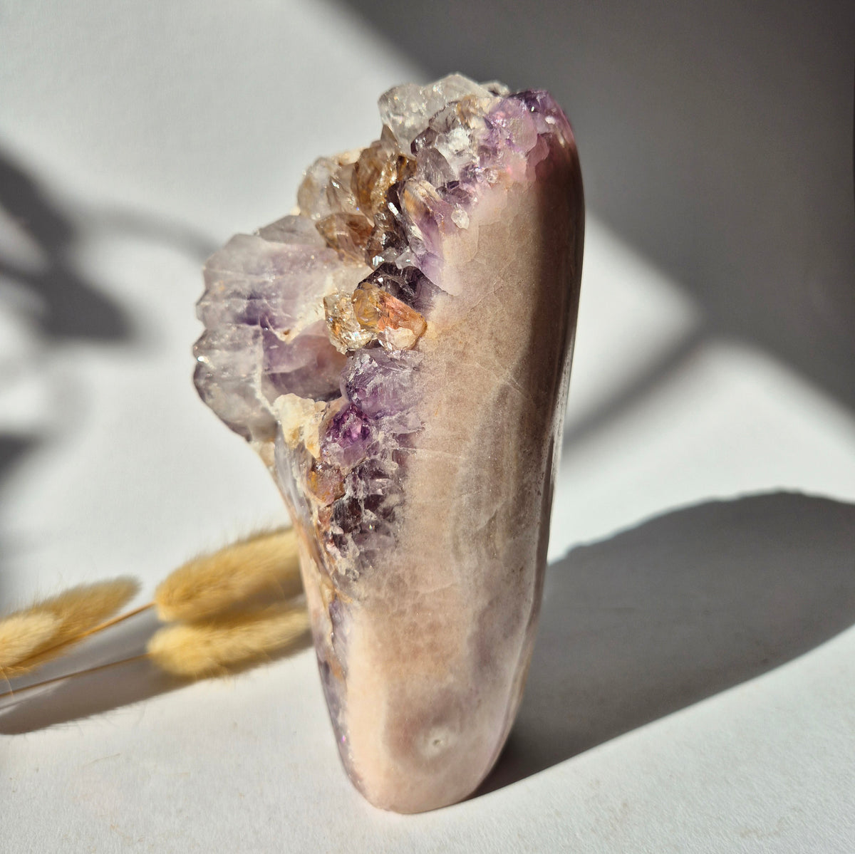 Roze Amethist Druzy Freeform 1118gram – AA+ Natuurlijke Pink Amethyst uit Brazilië