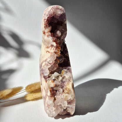 Roze Amethist Druzy Freeform 1100gram – AA+ Natuurlijke Pink Amethyst uit Brazilië
