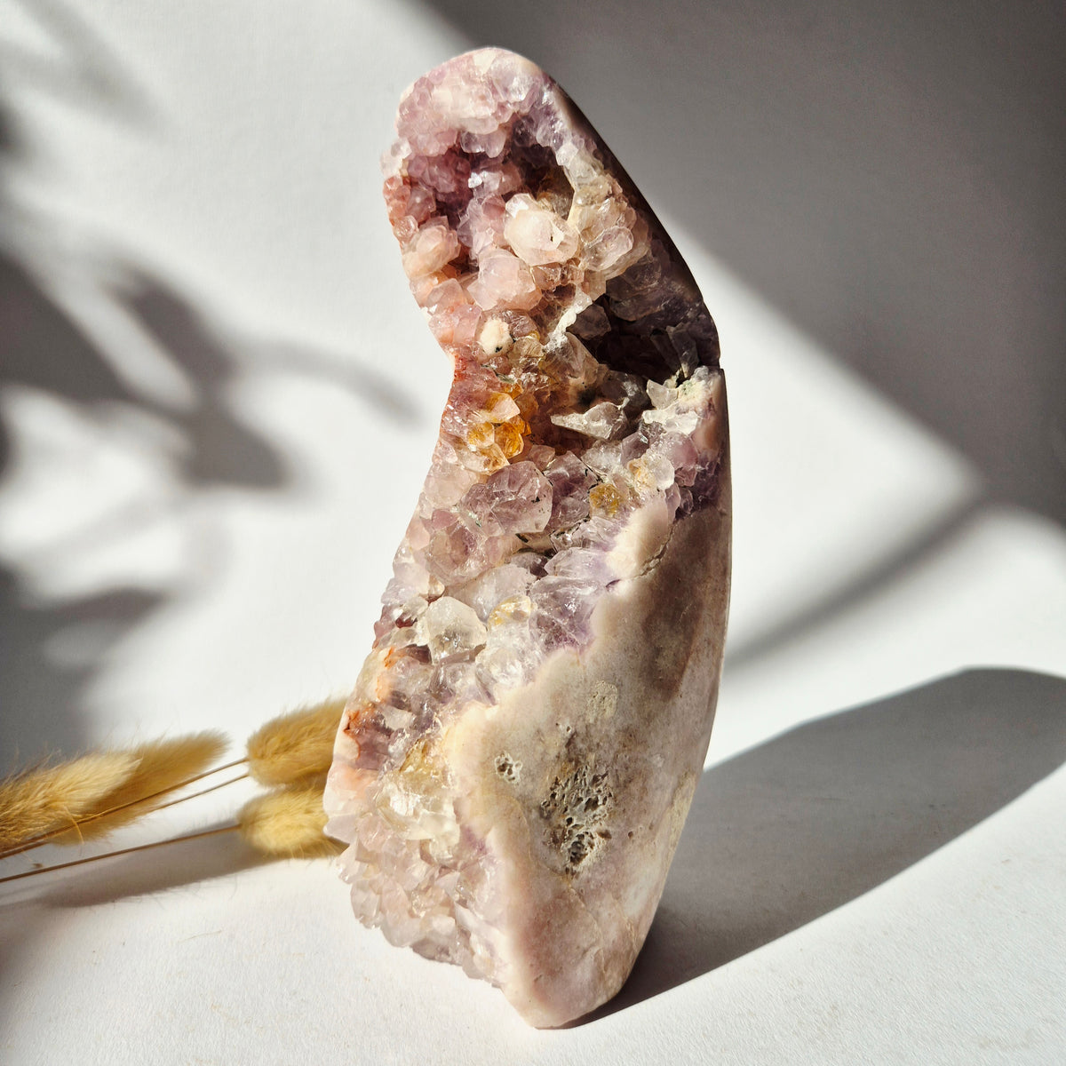 Roze Amethist Druzy Freeform 1100gram – AA+ Natuurlijke Pink Amethyst uit Brazilië