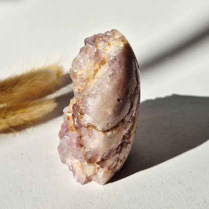 Roze Amethist Druzy Freeform 228gram – AA+ Natuurlijke Pink Amethyst uit Brazilië