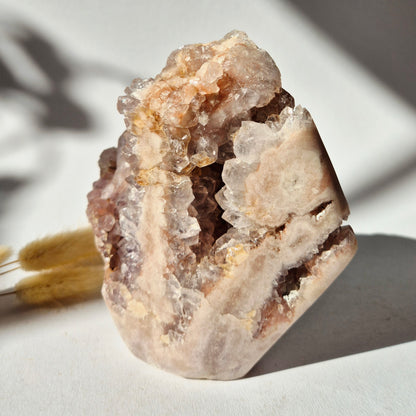Roze Amethist Druzy Freeform 1040gram – AA+ Natuurlijke Pink Amethyst uit Brazilië