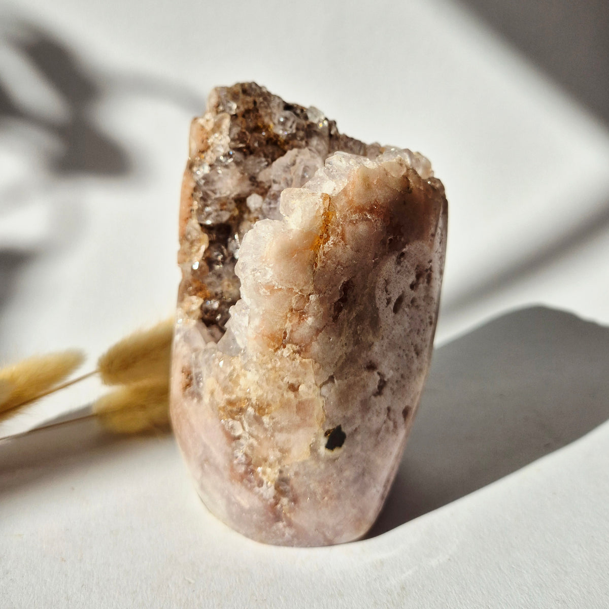 Roze Amethist Druzy Freeform 781gram – AA+ Natuurlijke Pink Amethyst uit Brazilië