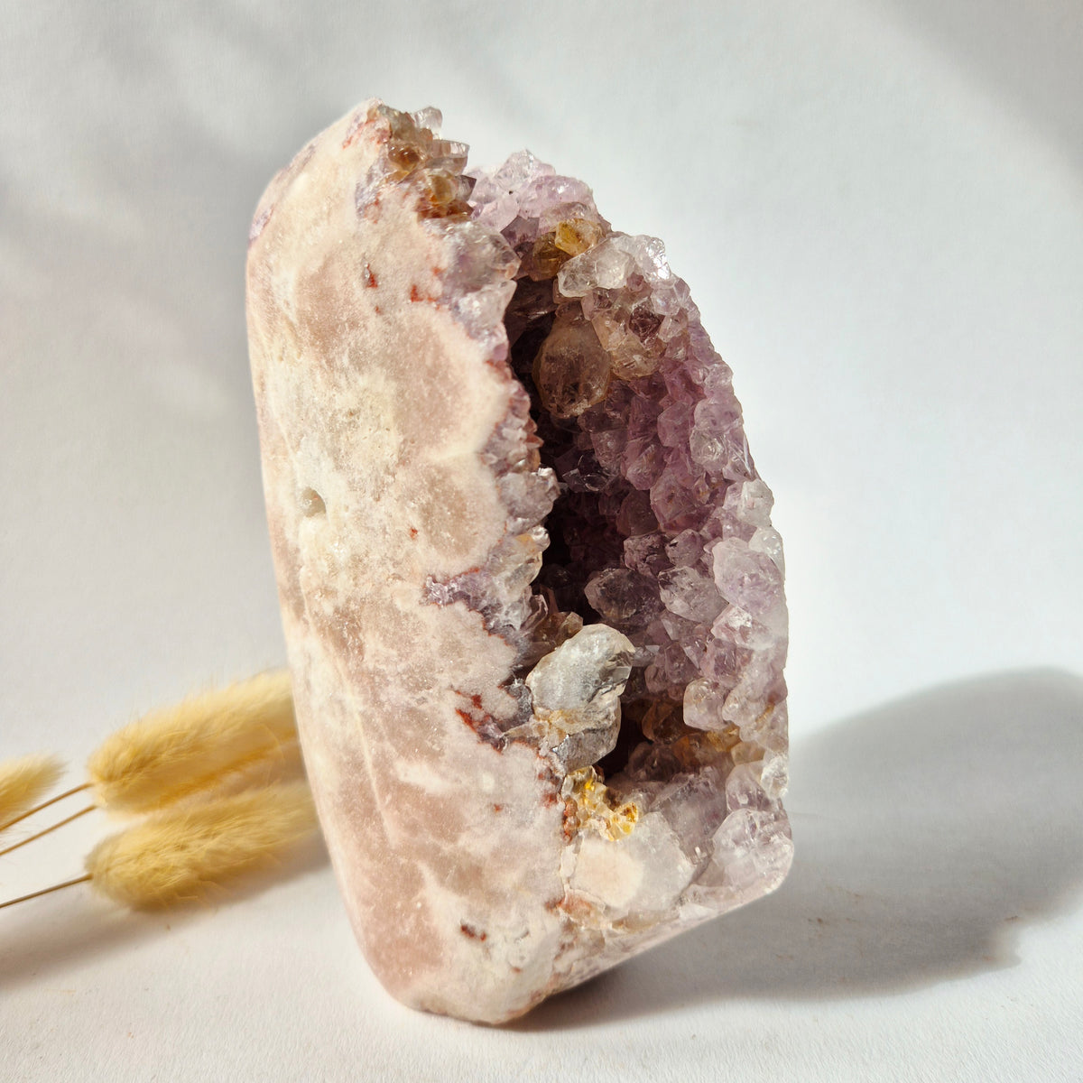 Roze Amethist Druzy Freeform 822Gram – AA+ Natuurlijke Pink Amethyst uit Brazilië