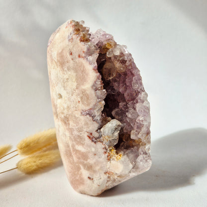 Roze Amethist Druzy Freeform 822Gram – AA+ Natuurlijke Pink Amethyst uit Brazilië