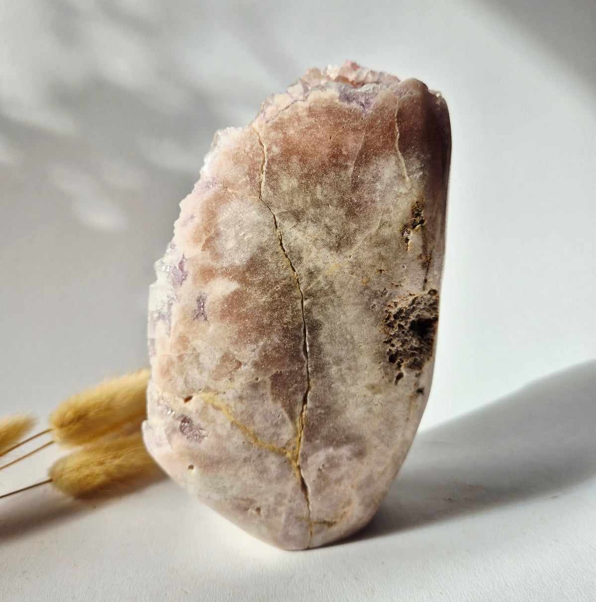 Roze Amethist Druzy Freeform 822Gram – AA+ Natuurlijke Pink Amethyst uit Brazilië