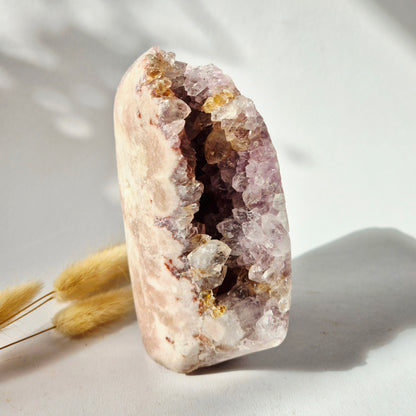 Roze Amethist Druzy Freeform 822Gram – AA+ Natuurlijke Pink Amethyst uit Brazilië