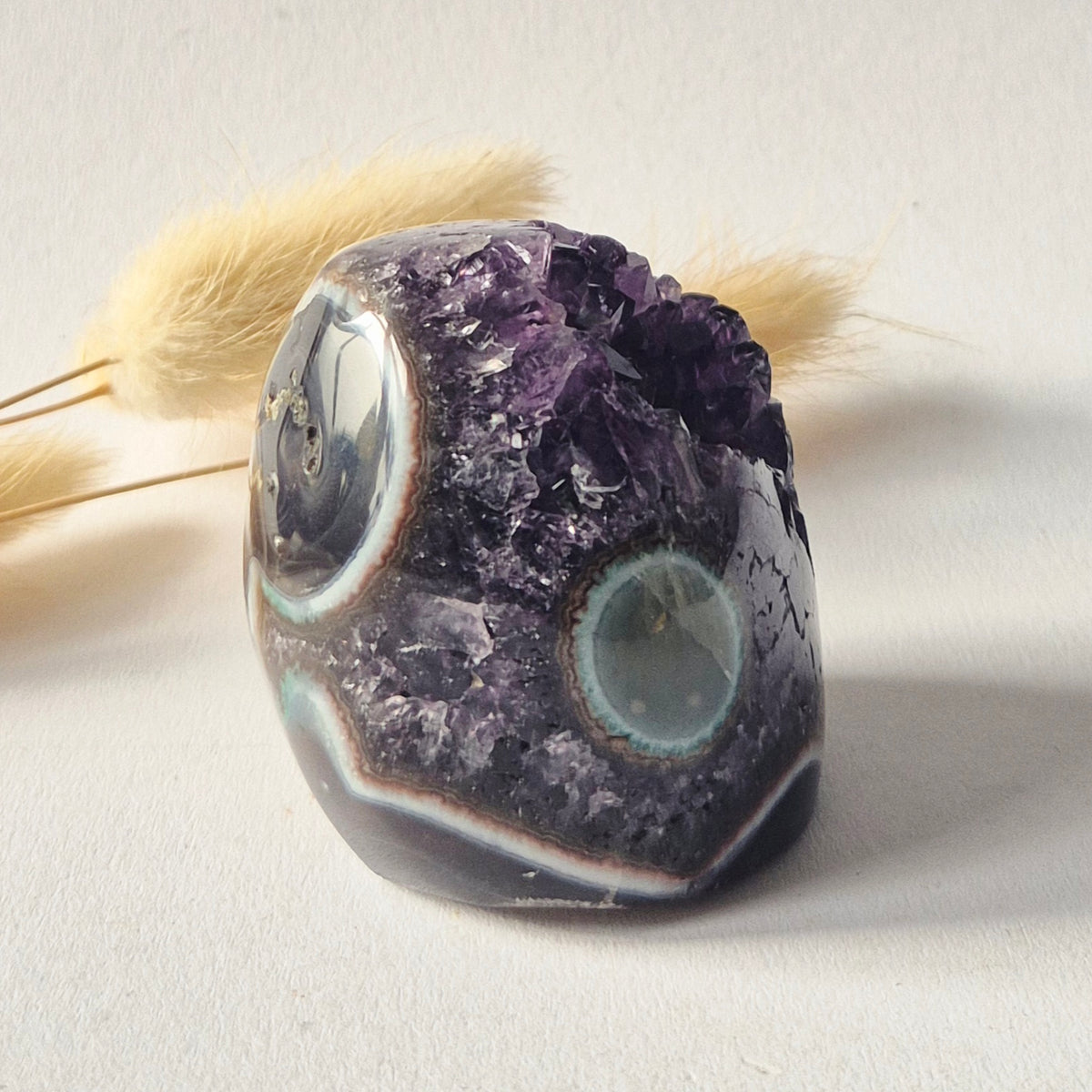 XL Edelstein Roher Amethyst Kathedralencluster – Nr. 13 1542 Gramm
