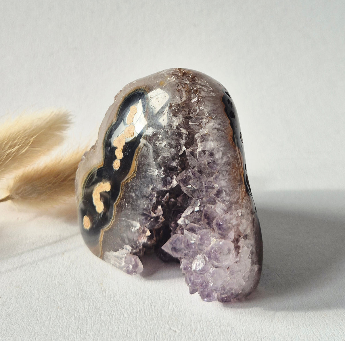 XL Edelstein Roher Amethyst Kathedralencluster – Nr. 13 1542 Gramm