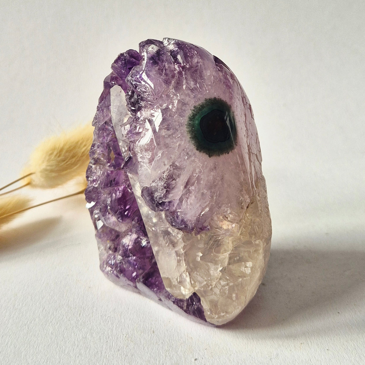 XL Gemstone Raw Amethyst Cathedral Cluster – #13 1542 grams