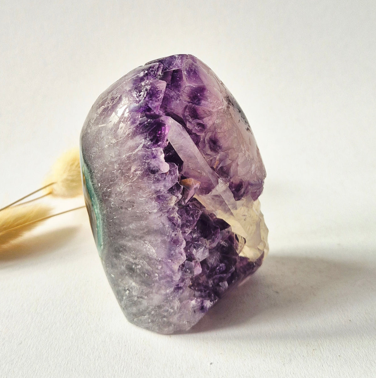 XL Gemstone Raw Amethyst Cathedral Cluster – #13 1542 grams