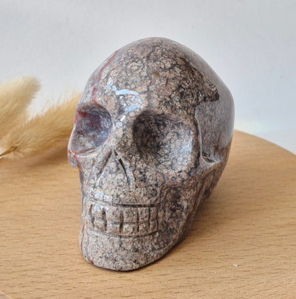 XL Ocean Jasper Skull  330g – 8-9 cm Edelsteen Schedel
