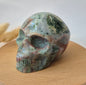 XL Ocean Jasper Skull  441g – 9 cm Edelsteen Schedel