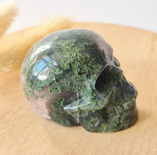 Edelsteinschädel Candy Fluoritschädel #8 | 374g – 7,5x6x5cm