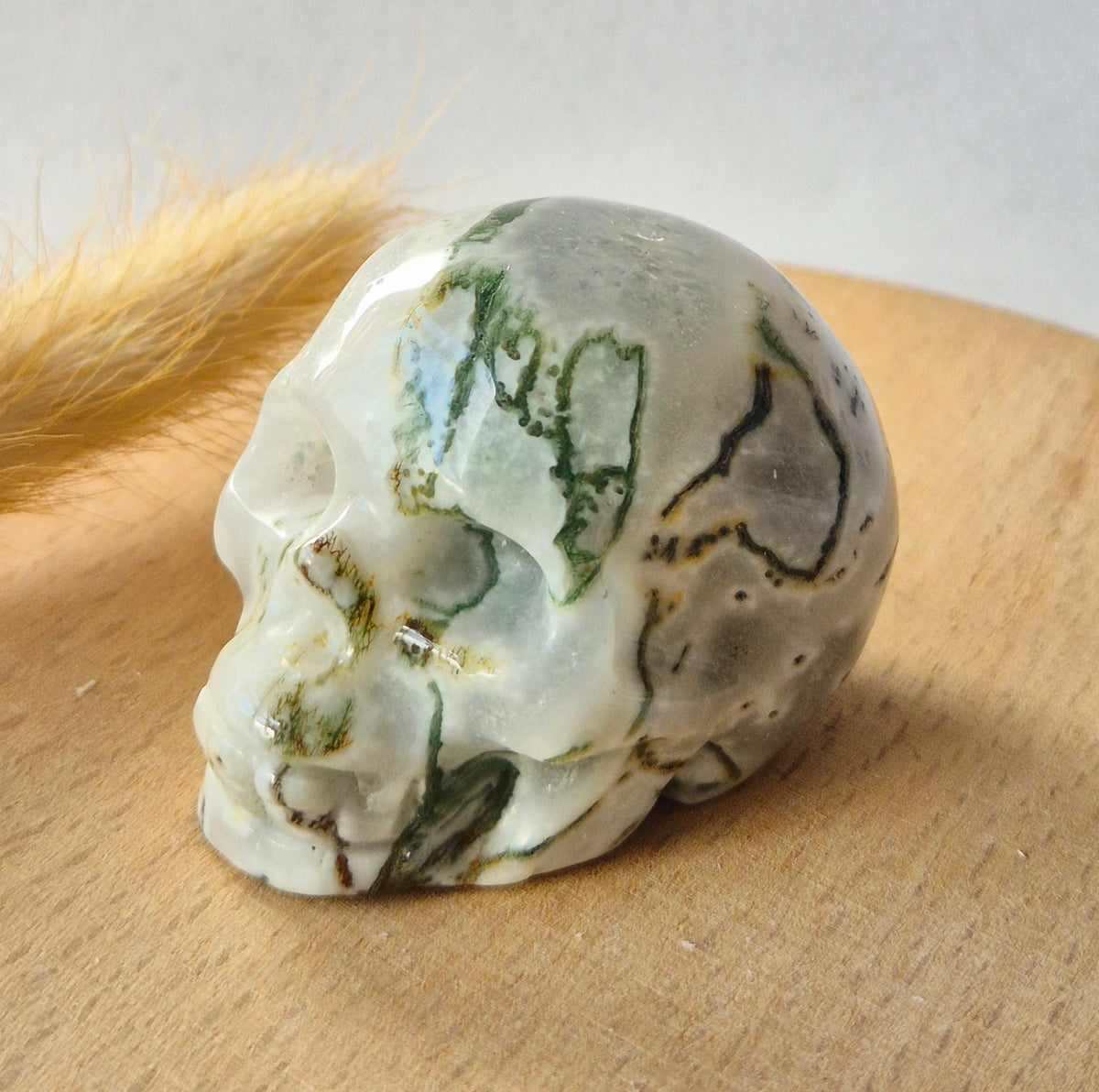 Edelsteinschädel Candy Fluoritschädel #8 | 374g – 7,5x6x5cm