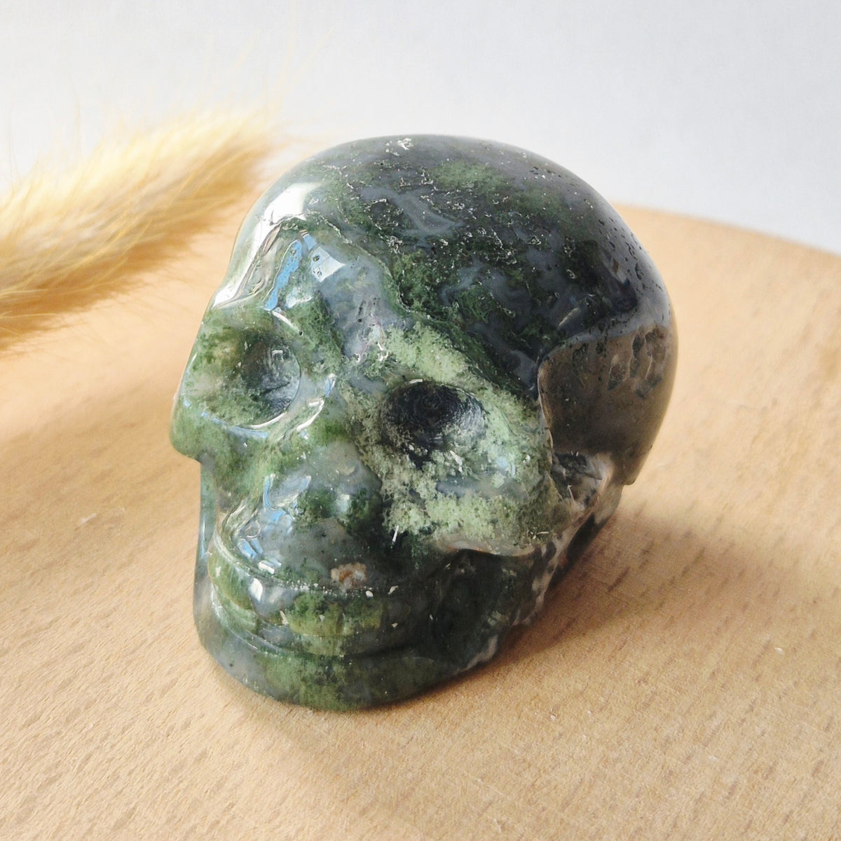 Edelsteinschädel Candy Fluoritschädel #8 | 374g – 7,5x6x5cm