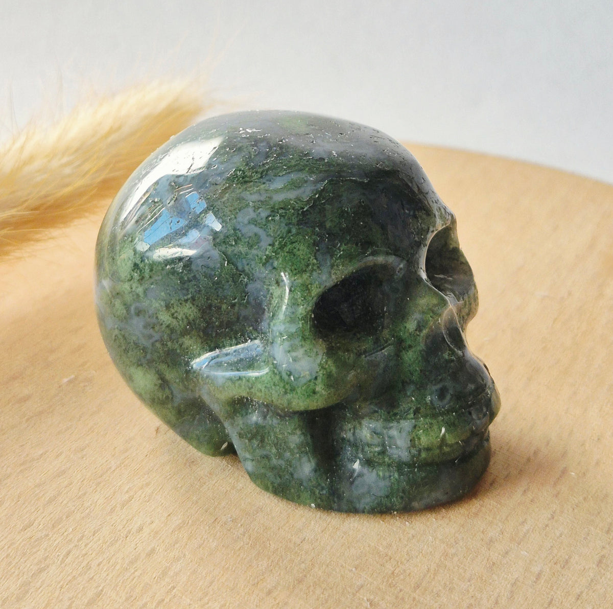 Edelsteinschädel Candy Fluoritschädel #8 | 374g – 7,5x6x5cm