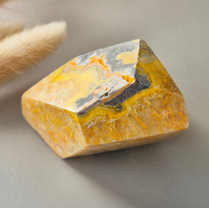 Gemstone Rhodonite Obelisk Tower - 8-10cm