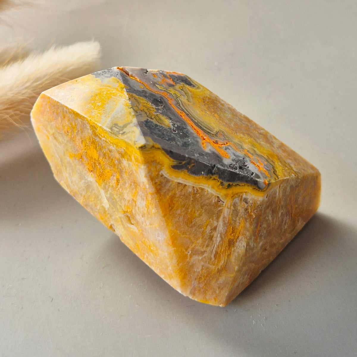 Gemstone Rhodonite Obelisk Tower - 8-10cm