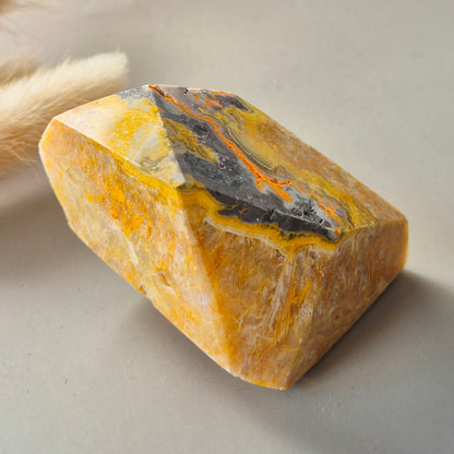 Gemstone Rhodonite Obelisk Tower - 8-10cm