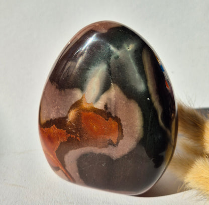 Edelsteen Spiritueel Statement piece Polychrome Ocean Jasper Freeform – 526g
