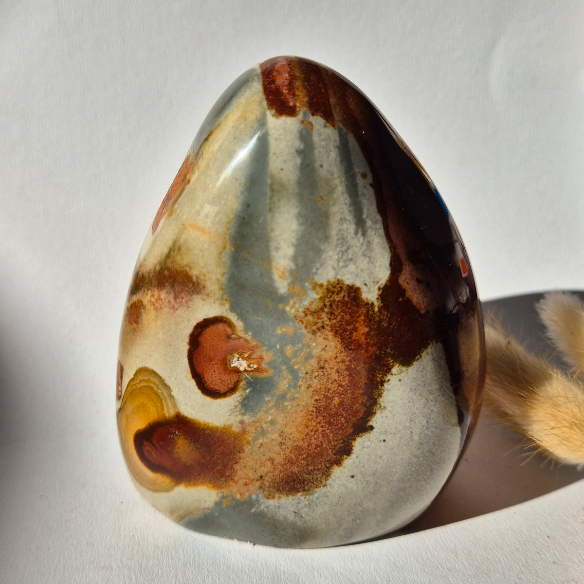 Edelsteen Spiritueel Statement piece Polychrome Ocean Jasper Freeform – 755g