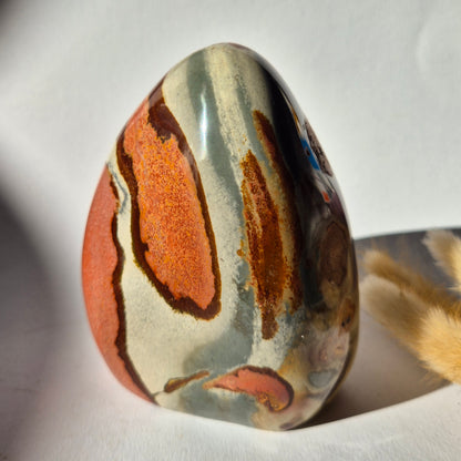 Edelsteen Spiritueel Statement piece Polychrome Ocean Jasper Freeform – 755g