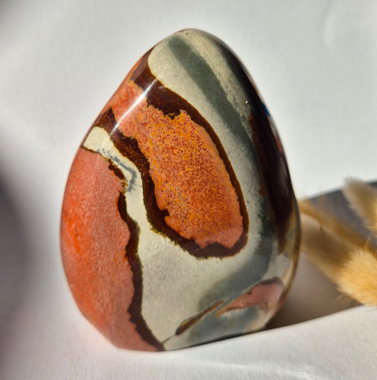 Edelsteen Spiritueel Statement piece Polychrome Ocean Jasper Freeform – 755g