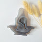 Druzy Agaat Meditatie Edelsteen Carving 10cm #15 -  Handgesneden vrouwelijke meditatievorm yoga