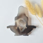 Druzy Agaat Meditatie Edelsteen Carving 10cm #16 -  Handgesneden vrouwelijke meditatievorm yoga
