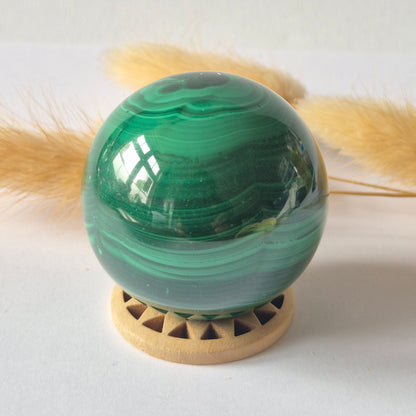 Malachiet Edelsteen Bol – 50 mm | 175 gram