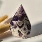 Dream Amethyst - Teardrop Drop Standing Gemstone Crystal - G. 173gram