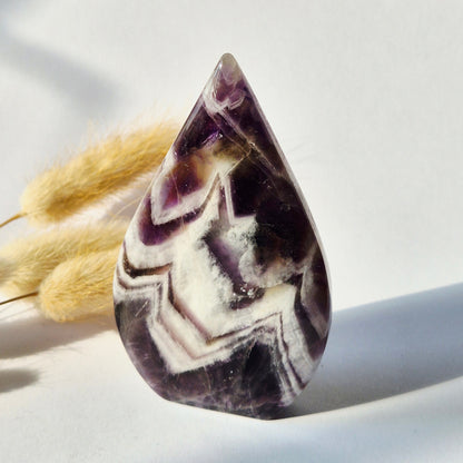 Dream Amethyst - Teardrop Drop Standing Gemstone Crystal - G. 173gram