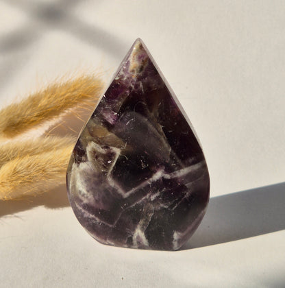 Dream Amethyst - Teardrop Drop Standing Gemstone Crystal - G. 173gram