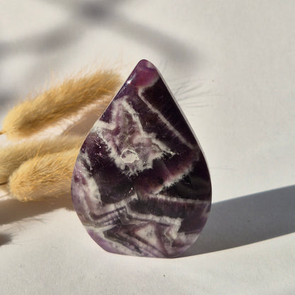 Dream Amethyst - Teardrop Drop Standing Gemstone Crystal - G. 173gram