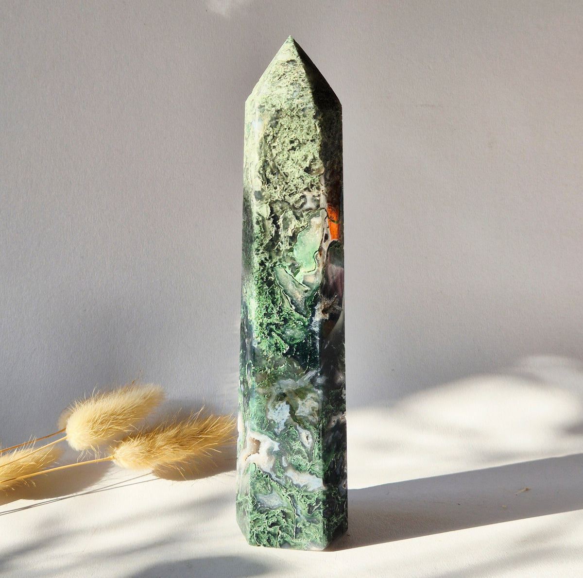 Mosagaat Toren XXL – 22,5 cm | Uniek Exemplaar