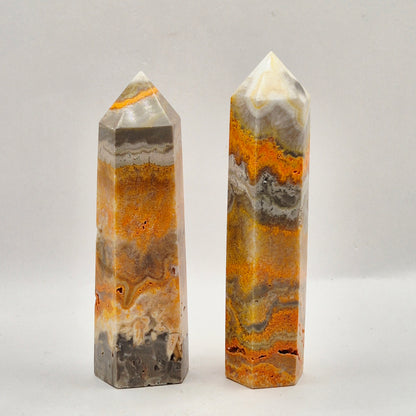 bumblebee jasper toren geel oranje edelsteen punt