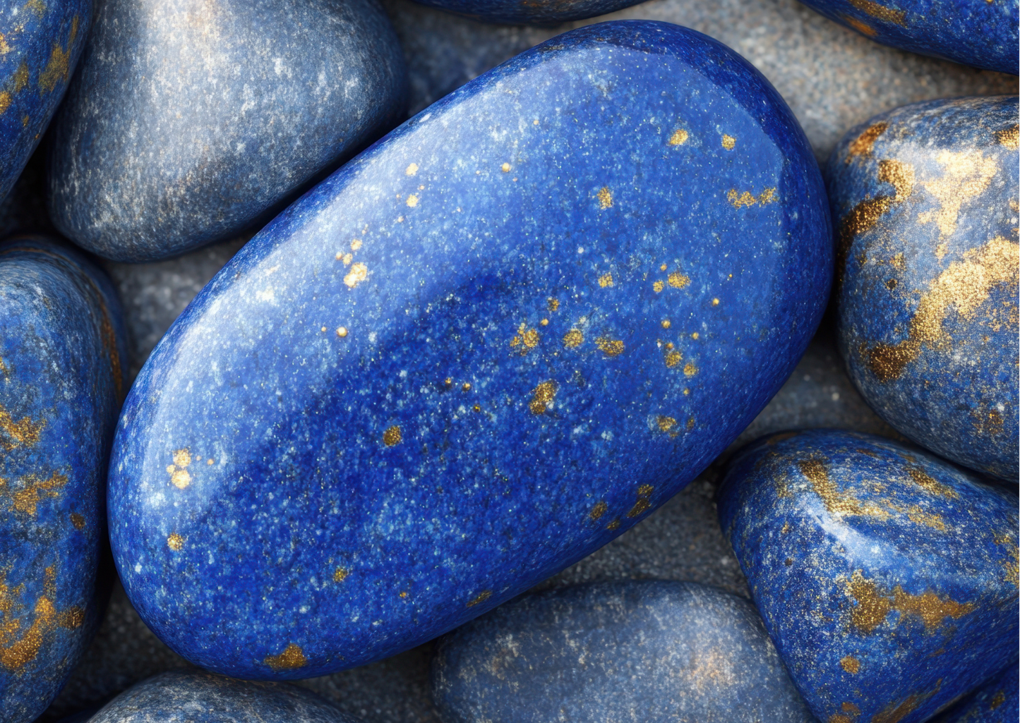 Wenskaart A6 - Lapis Lazuli Edelsteen