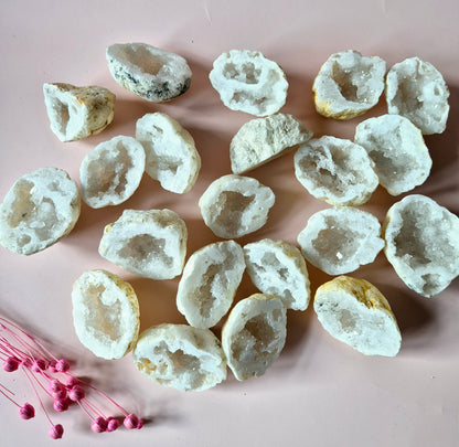 kleine agaat geode 5-7 cm decoratie