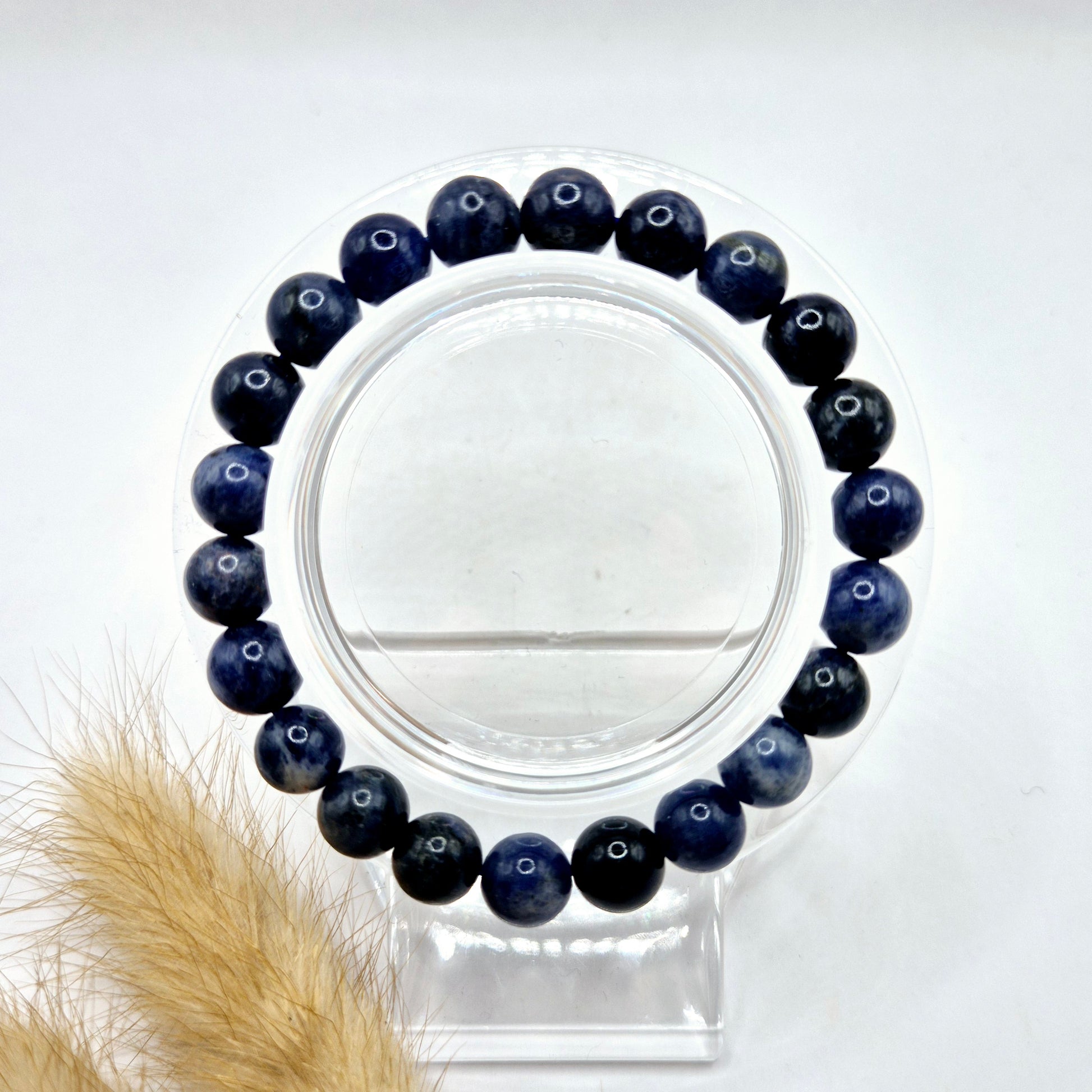 Premium Sodaliet Armband – Rust & Inzicht
