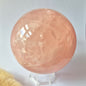 Rozenkwarts Bol 10 cm – XL Edelsteen Bol Liefde & Rust