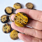 Tijgeroog Lotus Schijf – Focus & Kracht | Moonlight Gemstones