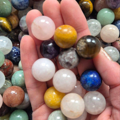 Mini Edelsteen Bollen (1–2 cm) –  Ideaal voor Crystal Confetti (willekeurig gekozen)